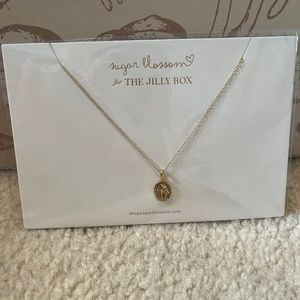 Sugar Blossom & The Jilly Box Gold Mushroom Necklace
